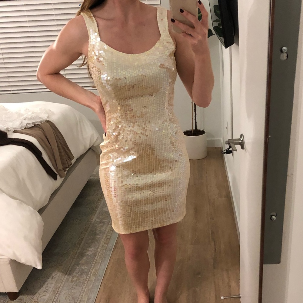 Vintage big sequin dress